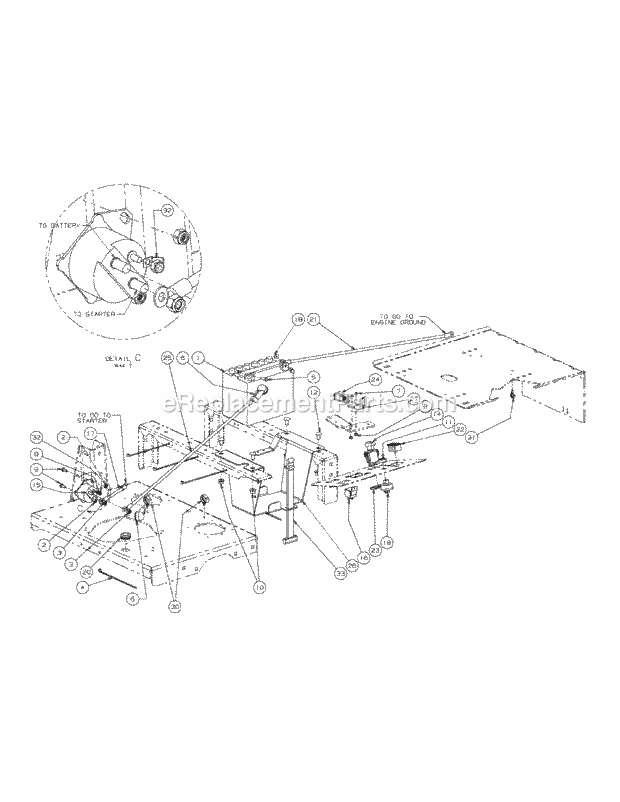Electrical Assembly Kawasaki Diagram and Parts List for M60-KW 53AI8CTX750 Cub Cadet Sprayer